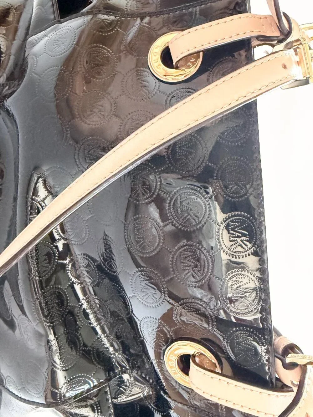 Michael Kors Jet Set Patent Leather Tote